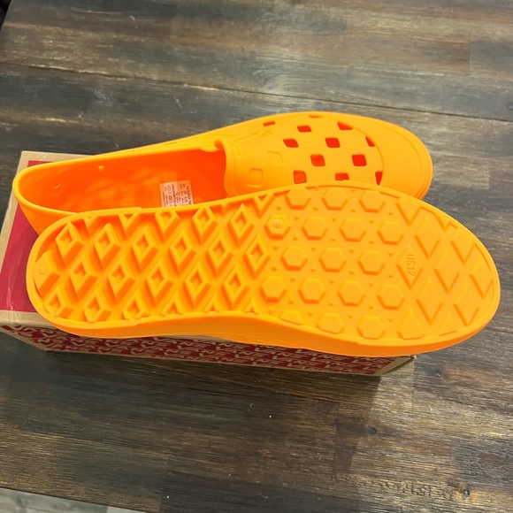 Vans Safety Orange Slip-On TRK Shoes
